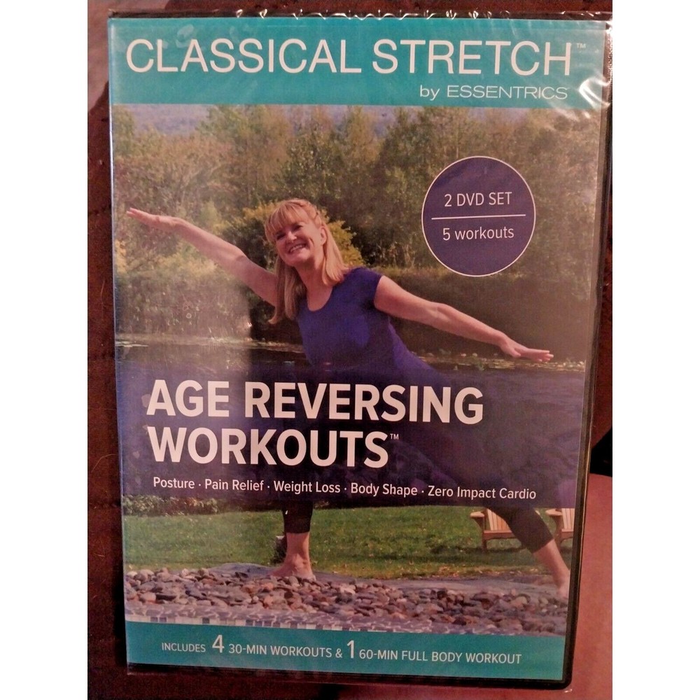 Classical Stretch Age Reversing Workouts DVD, 2 Disc Set New Sealed